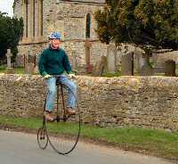 A Wobbling Penny Farthing
